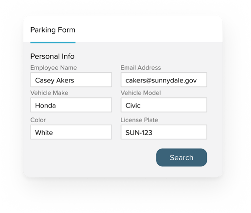 Onboard-Parking Form