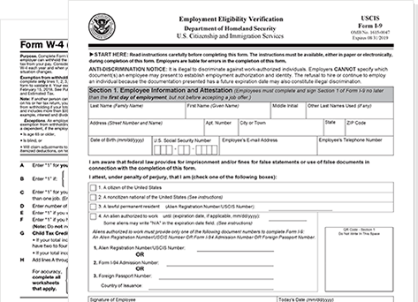 new hire employee forms