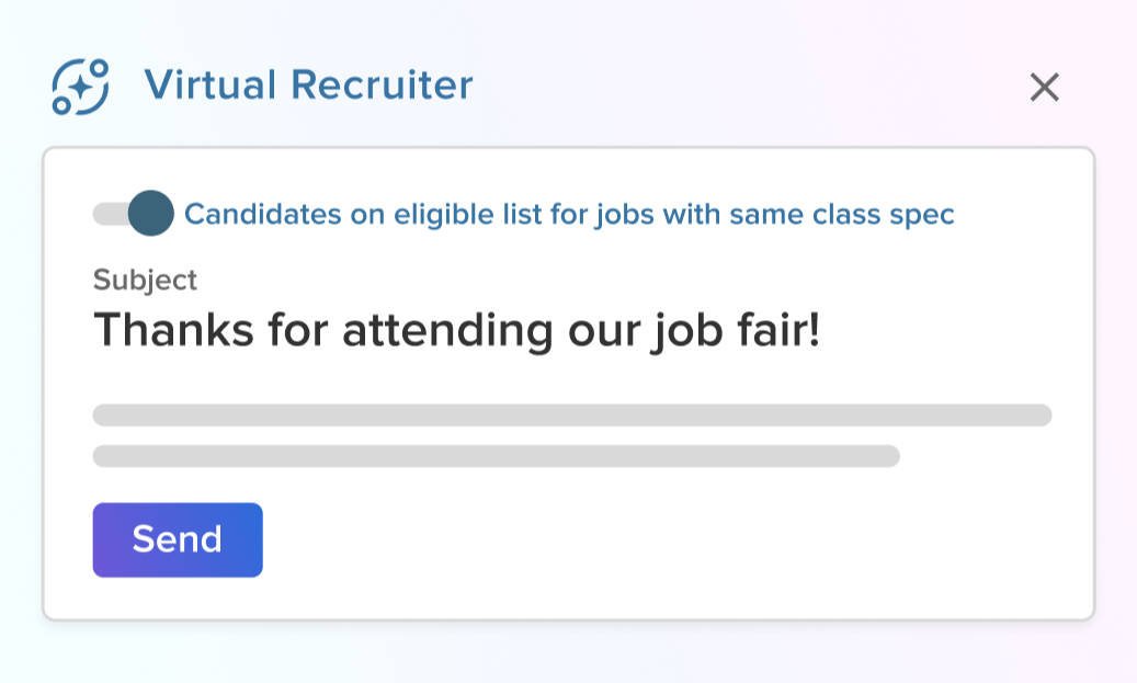 Attract Virtual Recruiter Screenshot