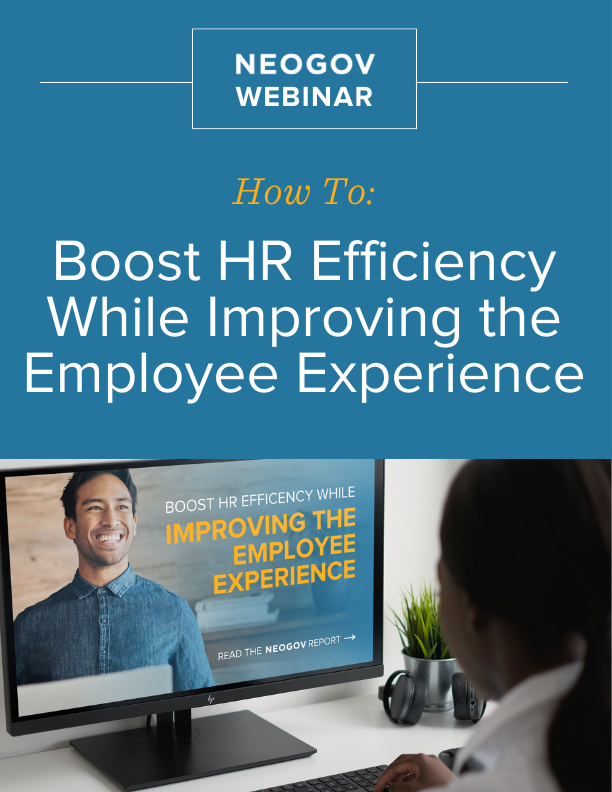 How to Boost HR Efficiency While Improving the Employee Experience
