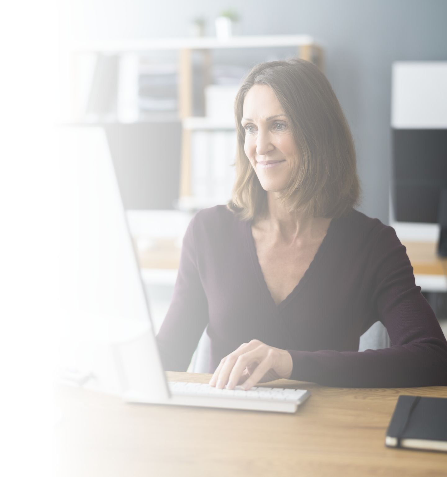 Woman-typing-computer-policy-login